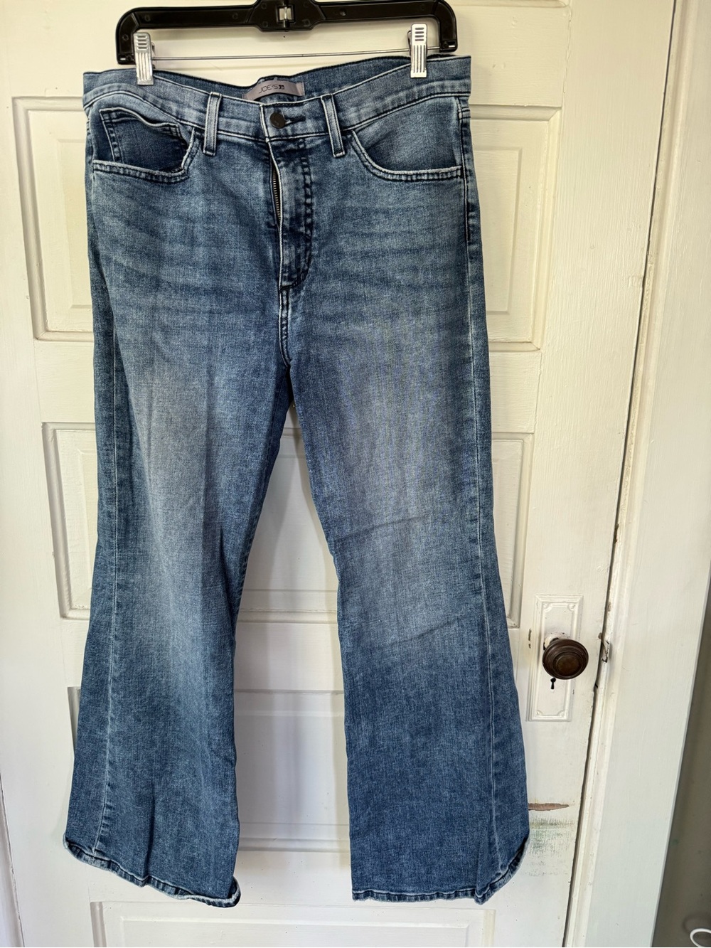 Joe's Jeans- Size 32- High Rise Petite Flare- Light Blue- Milo Model Jeans
